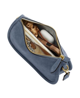 Waverly Small Suede Shoulder Bag