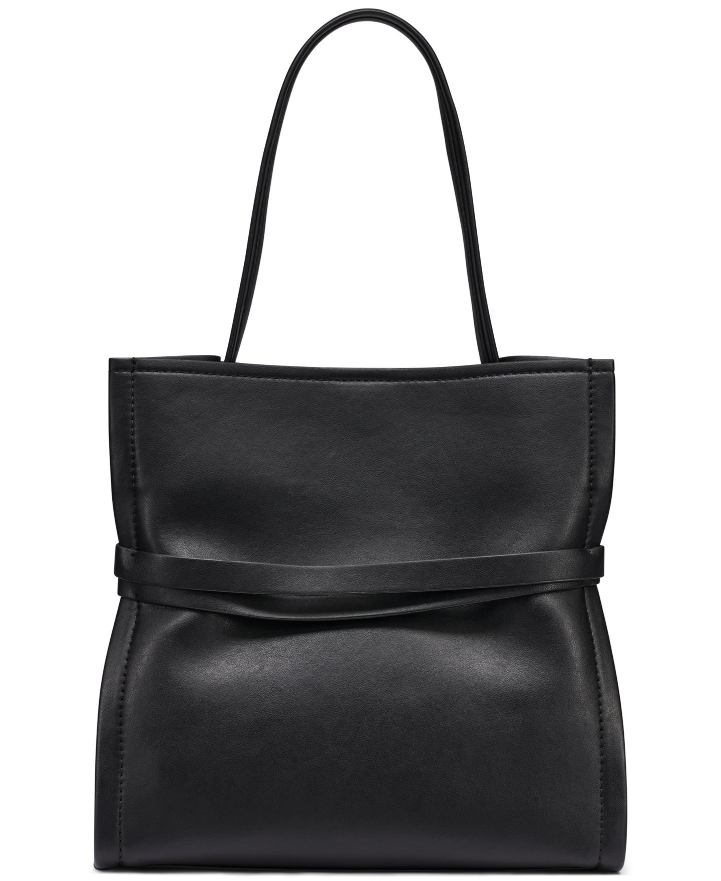 Женская сумка DKNY Bridie Medium Bucket, цвет: Чёрный / Серебряный — фото 2
