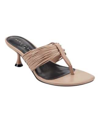 Women's Pamilla Leather Kitten Heel Sandals