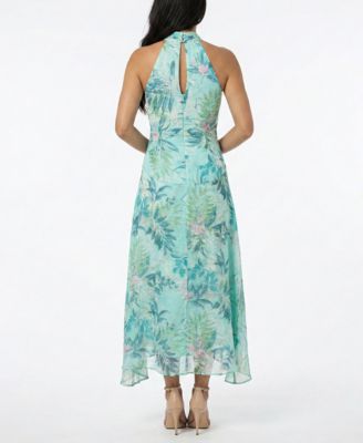 Women's Asymmetrical Halter Neck Hem Dress