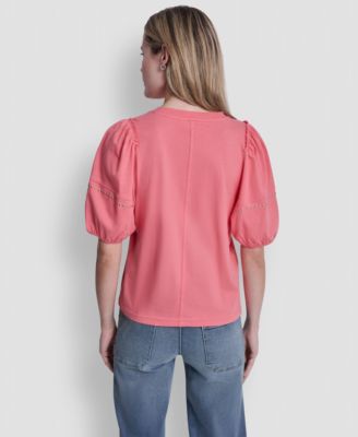 Women's Dome Studs Mini Sleeve T-Shirt