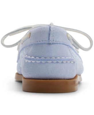 Women's Authentic Embroidered Perforated Round Toe Boat Shoes