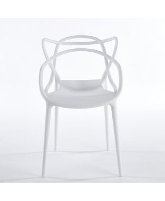 5pcs Dining Set, Metal Leg Table, Mid-Century Dining Table for 4-6 People