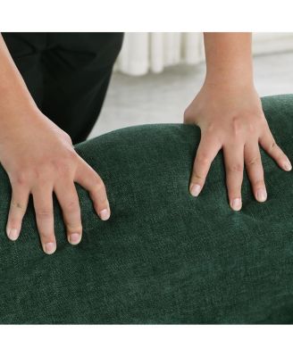 Modular Chenille Sofa with Iron Frame