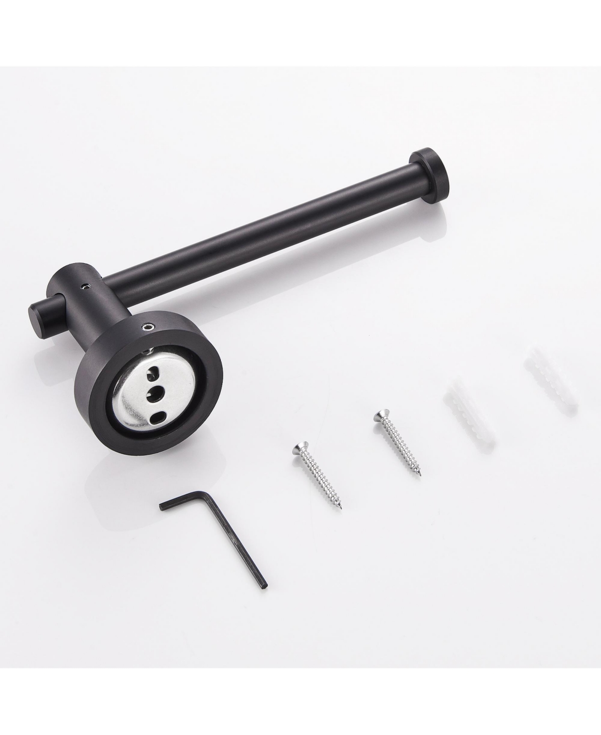 Rainsken Adjustable Bathroom Accessories Set, 3-Piece Towel Bar Set, Thicken Space Aluminum Bathroom Hardware Set