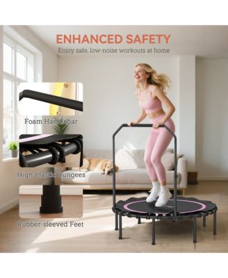 45" Rebounder Trampoline for Adults, Foldable Trampoline,