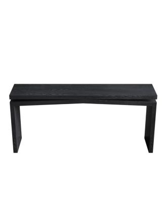  65-Inch Rustic Solid Wood Veneer Console Table - Farmhouse Entryway Sofa Table