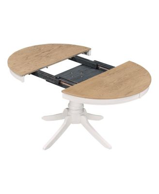 Retro Dining Set with Pedestal Table Base