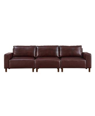 Luxury Faux Leather 2-Piece Sofa & Loveseat Set