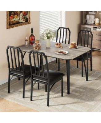 Dining Room Table Set for 4 Kitchen Table and Chairs Table and Chairs Dining Table with Chairs for Kitchen Dining Room Apartment Breakfast Nook