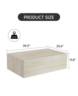 Wood Grain Coffee Table