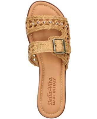 Women's Bar-Italy Slip-On Wedge Sandals