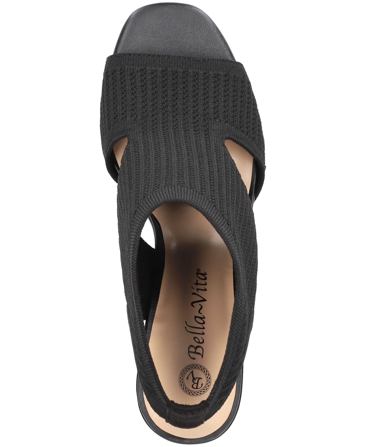 Женские сандалии Bella Vita Mira Slip-On, цвет: Чёрный кожаный — фото 4