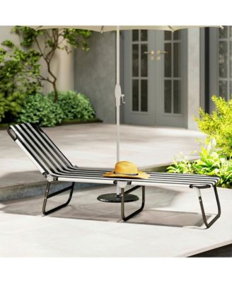 Foldable Reclining Pool & Beach Chair