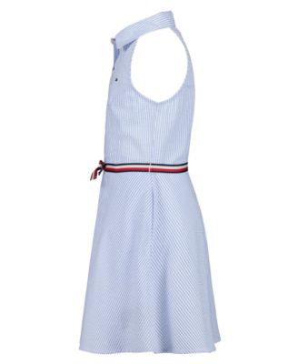 Girls' 7-16 Ithica Stripe Halter Dress