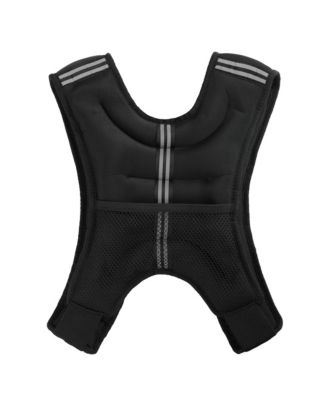 Weighted Vest for Running with Reflective Stripes and Elastic Straps