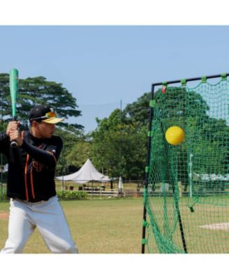 Pack of 12 Sting Free Dimpled Training Softballs 12 Inch Size Weighted 6.57 oz Practice Balls with High Friction Surface