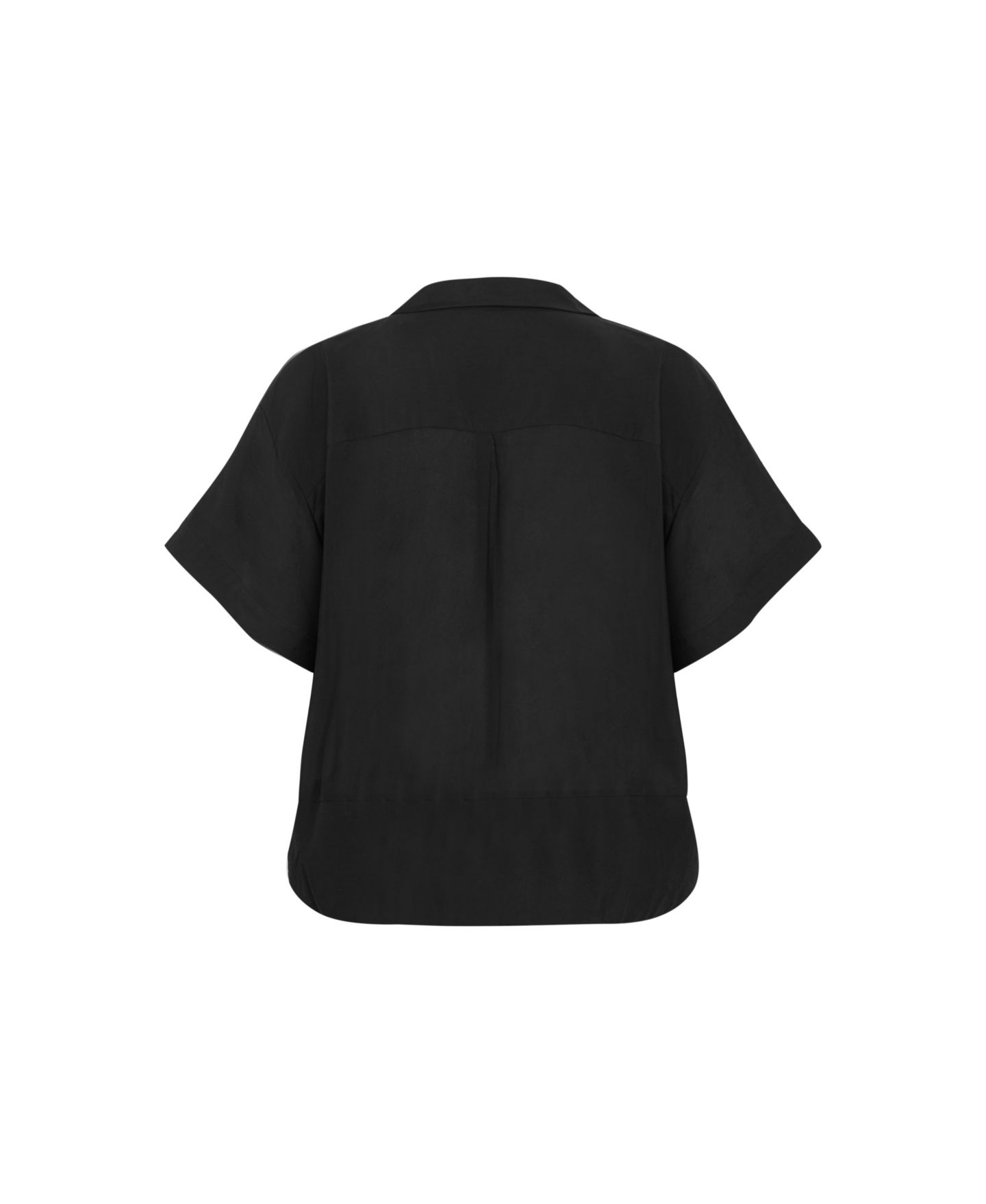 Женская рубашка CITY CHIC Kalea Tie Front, цвет: Чёрный — фото 5
