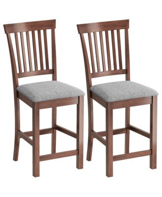 Bar Stools Set of 2, Modern Upholste Barstools