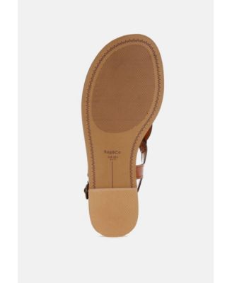 Womens Torad Thong Toe Cut-Out Flats