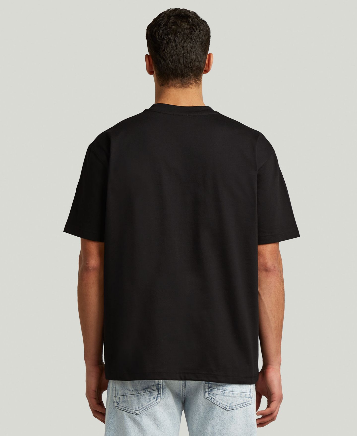 Мужская футболка G-Star Raw Graphic Regular-Fit, цвет: Чёрный — фото 5
