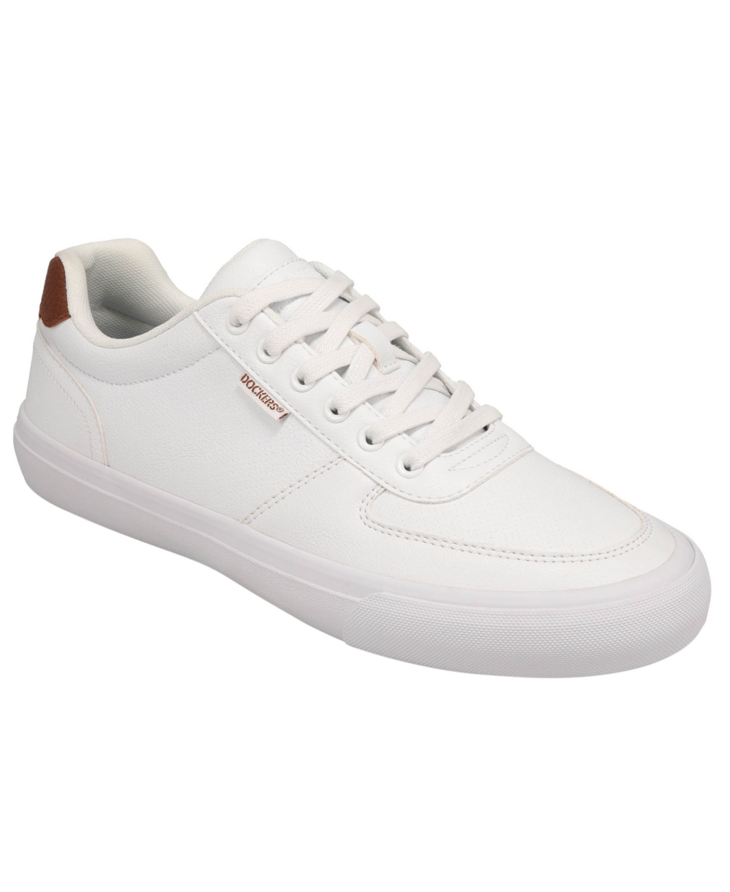 Мужские кроссовки Dockers McCoy Casual Round-Toe, цвет: Белый / Рыжевато-коричневый — фото 1