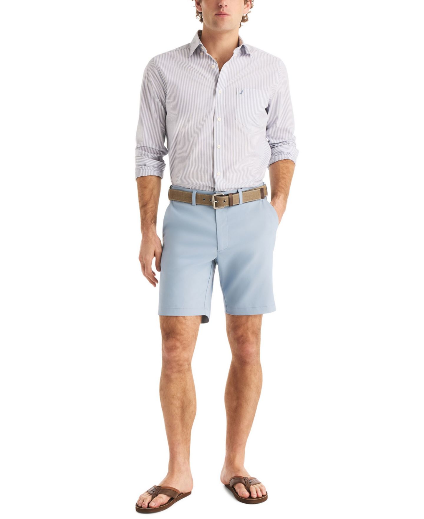 Мужские шорты Nautica 8.5" Slim-Fit Performance, цвет: Синий — фото 2