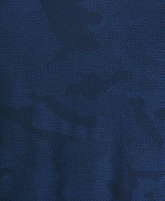 Men's Short-Sleeve Camo Jacquard Golf Polo Shirt