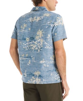 Men's Short-Sleeve Camp-Collar Shirt