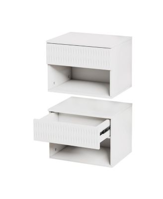  Minimalist Wood Side Table with Drawer