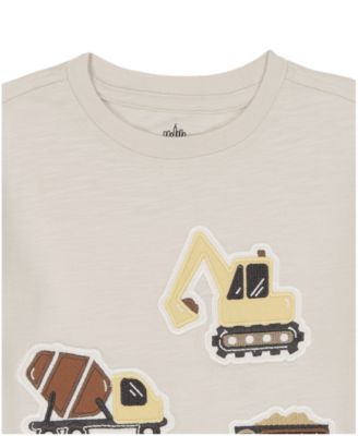 Boys' Toddler 2T-5T Short-Sleeve T-Shirt and Denim Shorts, 2-Piece Set