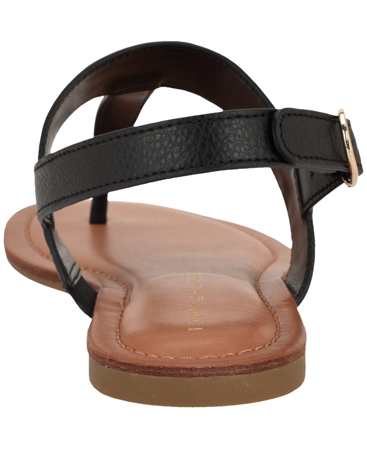 Tommy Hilfiger Women's Lenian T-Strap Flat Slingback Sandals