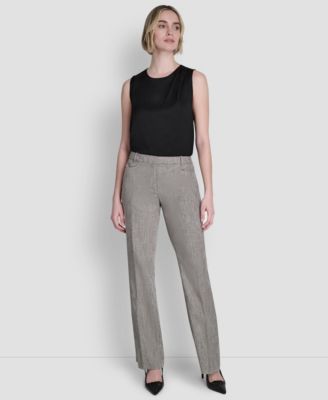 Petite Crosshatch Modern Fit Pants