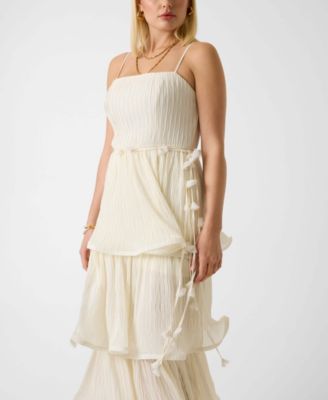 Women's Alessia Square Neck Tiered Dress