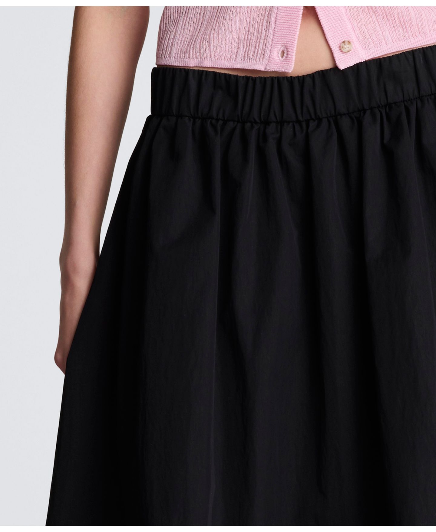 Женская юбка Kenneth Cole Bubble Pull-On Midi, цвет: Чёрный — фото 4