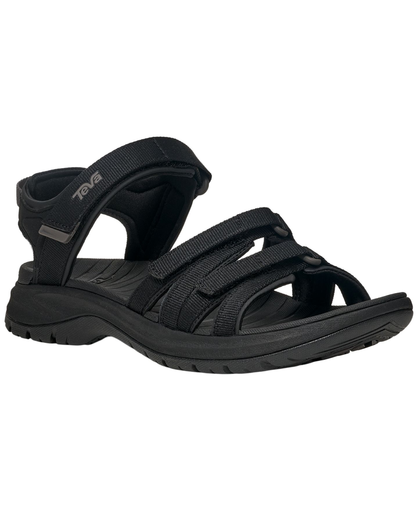 Женские сандалии Teva Tirra Sport Round Toe, цвет: Чёрный — фото 1