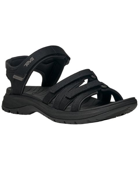 Женские сандалии Teva Tirra Sport Round Toe, цвет: Чёрный