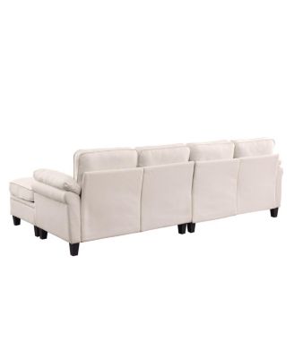 102"  Modular L-Shaped Cloud Sofa with Under-Sofa Storage