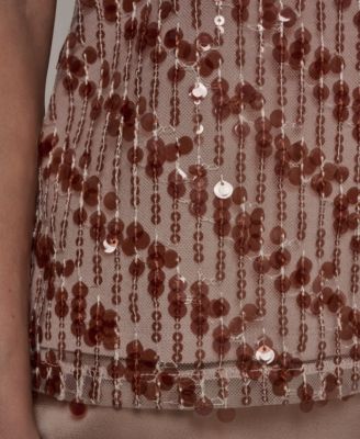 Women's Scoop Neck Mesh Cami Top