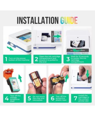 520 Genuine Color Ink Cartridges, High-Yield Ink Cartridge Compatible with PP01 &PP03, Photo Printer Cartridge for Instant Photo Printing