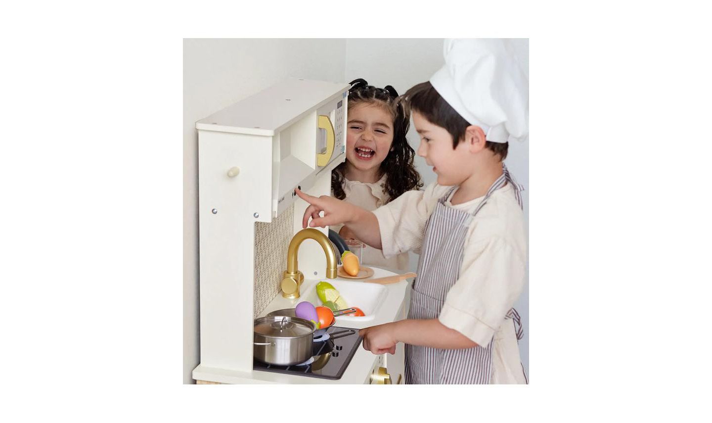 Детская игрушка Tiny Land PopJoy Adjustable Play Kitchen, Ages 3+ — фото 3
