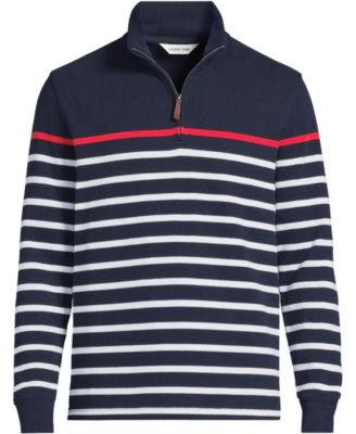 Men's Bedford Rib Casual Quarter Zip Pullover Sweater