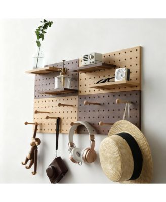 Adjustable Modular Pegboard Storage Kit for Home