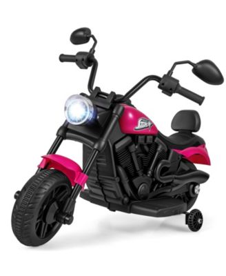 6V Kids Motorcycle with Headlight and Music and Training