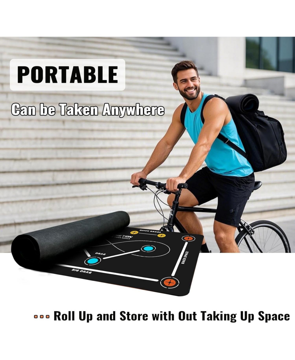 peneyon Field Hockey Training mat | Indoor/Outdoor Hockey Equipment for All Ages,Anti-Slip and Quiet Surface,The Best Gift for Field Hockey Training