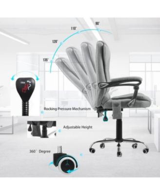 Office Chair with 7 Points Vibration Massage&Heat Functions