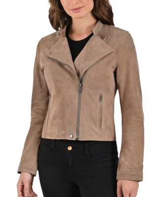 Women's Biker Goat Suede Jacket