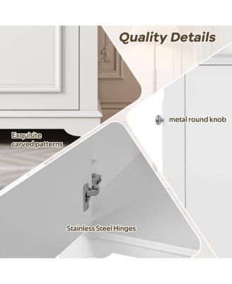 20" Bathroom Vanity with Ceramic Sink, Modern Solid Wood & MDF Cabinet, Soft-Close Door for Small Spaces