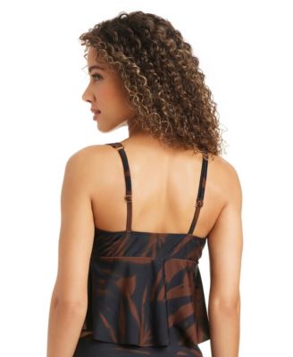 Women's Palm Breeze Fly Away Over-The-Shoulder Tankini