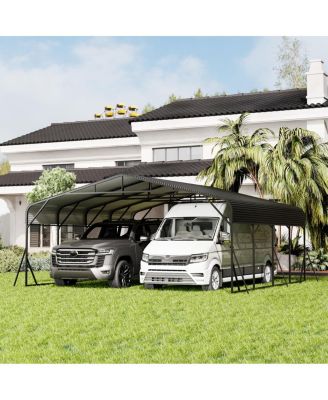 Carport 20 x 20 Shelter - All-Weather, Quick Assembly, Secure, Reinforced